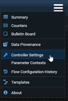 Clockspring Menu / Controller Settings