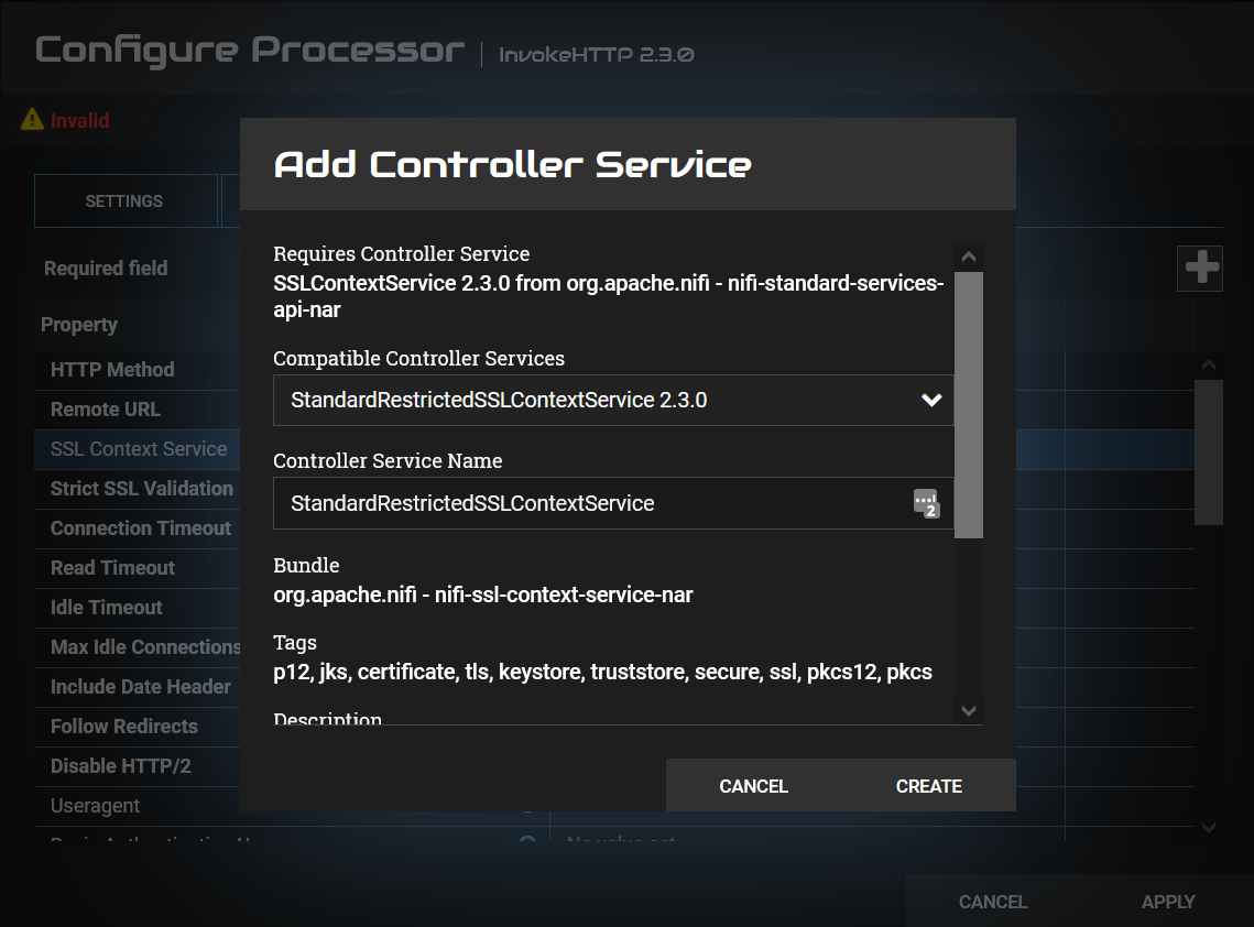Create Service