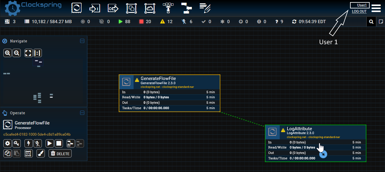 User1 Create Connection