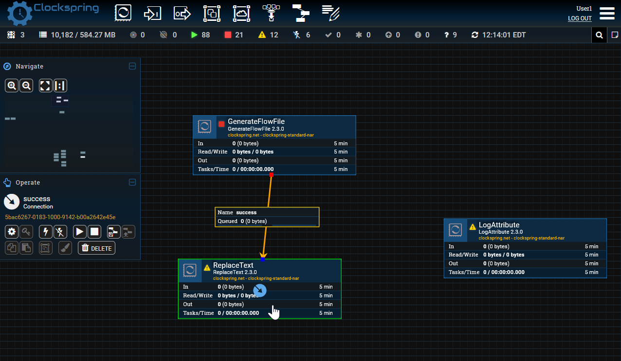 User1 Edit Connection