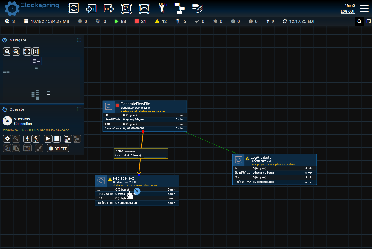 User2 Edit Connection