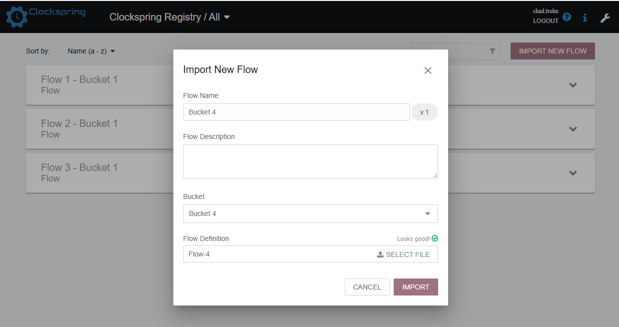 Clockspring Registry User Guide