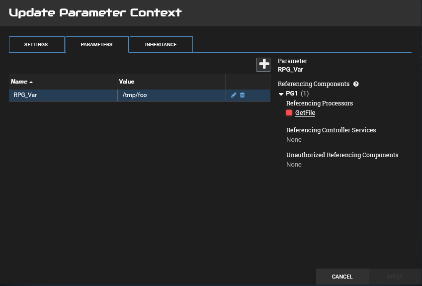 PG1 References RPG Variable