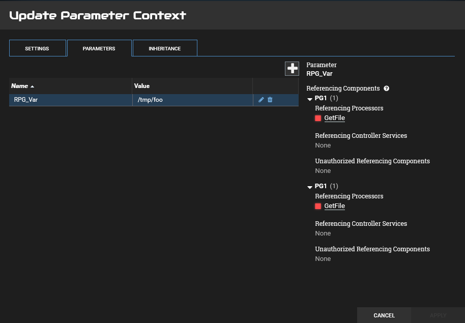 Both PG1 Reference RPG Variable