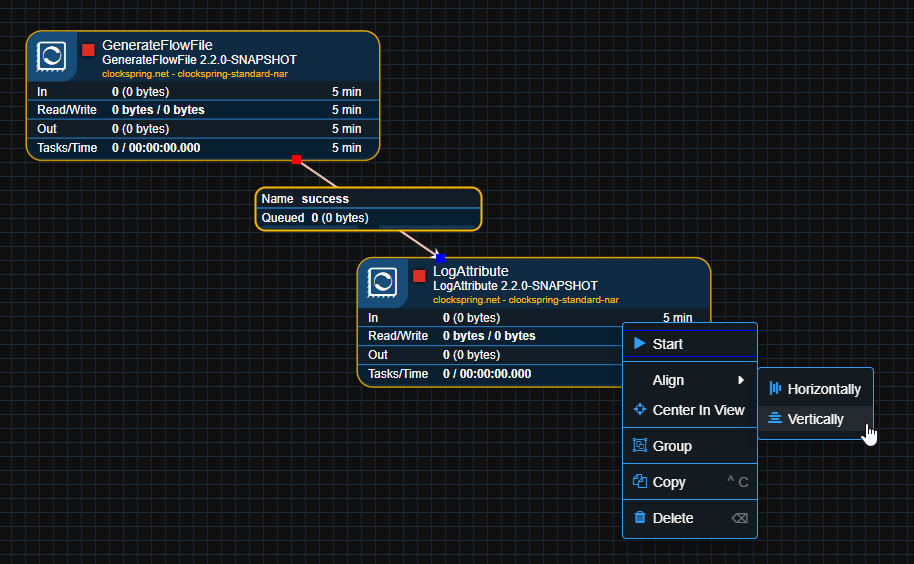 Align Vertically Example Before